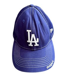 Los Angeles Dodgers MLB Baseball Cap New Era 39THIRTY Mesh Fitted Hat L/XL LA